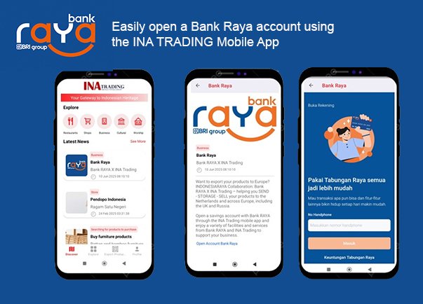 Easily open a Bank Raya account using the INA TRADING Mobile App